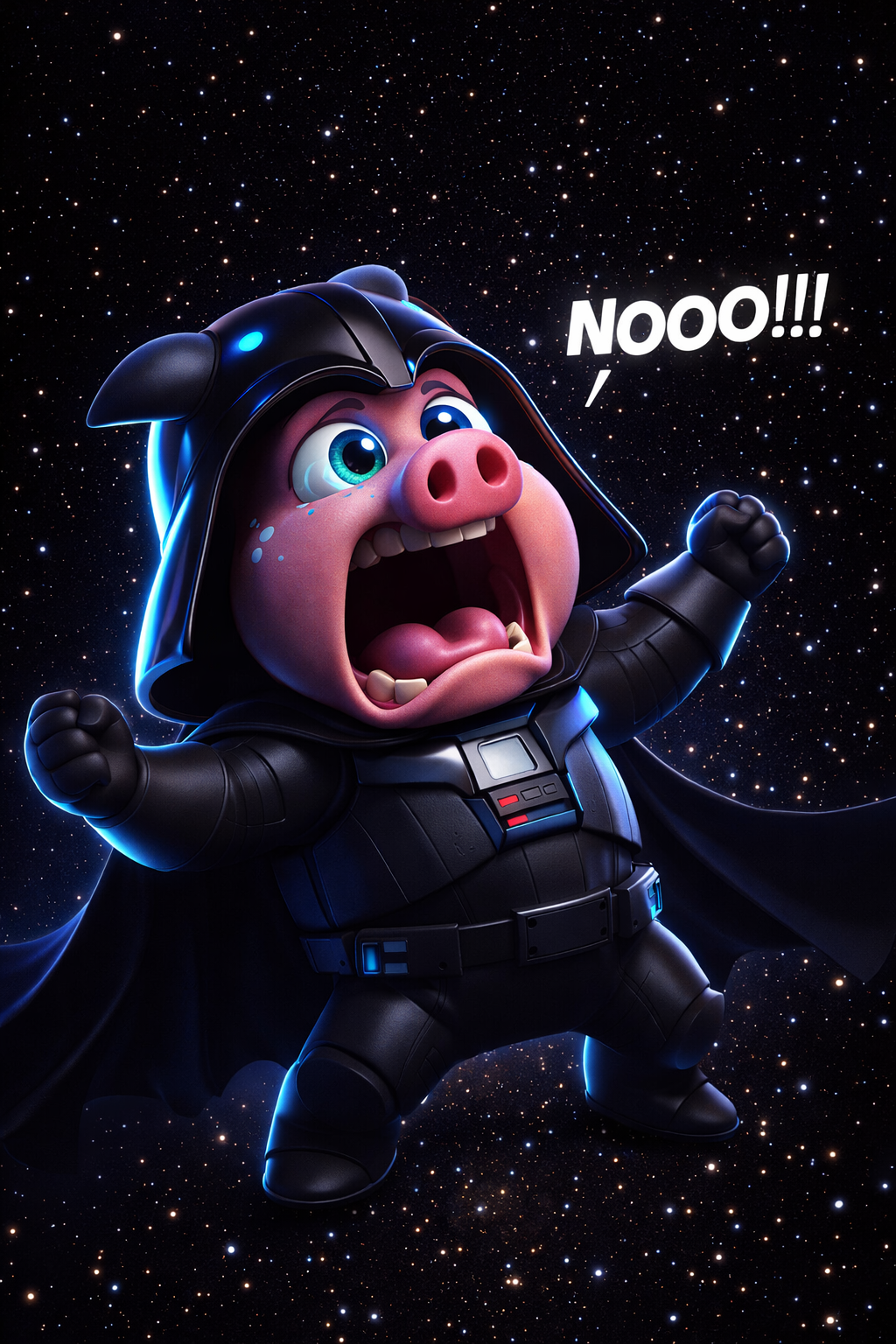 Luke tiró el lightsaber
