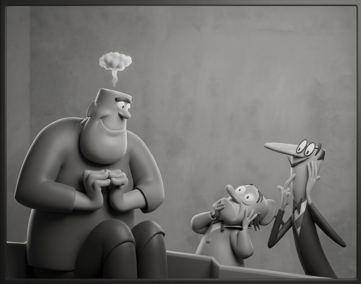Monstruo Milton, profesor Wido y Flacus Bigotis